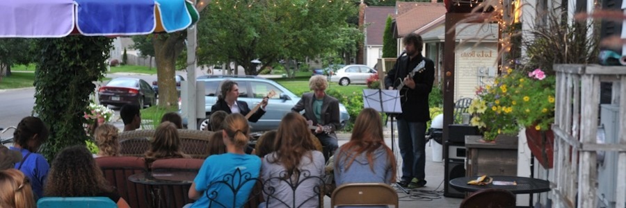 Music outside is great